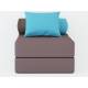Кресло-кровать Коста Dimrose azure chocolate