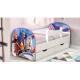 Кровать детская с фотопечатью с 2-мя ящиками Парк развлечений