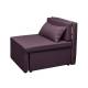 Кресло-кровать Милена рогожка plum