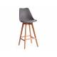 Стул барный Tulip bar mod. C1014H серый