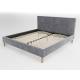 Кровать Линси 1400 серый