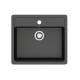 Мойка врезная Карельский камень модель 9 Черный
