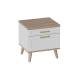 Тумба 2 ящика Гавана Белый матовый
