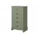 Комод 5 ящиков Лорето Зелёный самшит