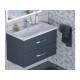 Тумба с раковиной Uperwood Foster серый графит 80 см