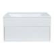 Тумба с раковиной Uperwood Lotus Premium белая 80 см