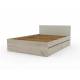 Кровать Монблан с ящиками 140х200 см Кашемир