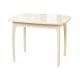 Стол Dikline М15 слоновая кость/стекло бежевое