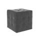 Пуф Рубик 2 велюр графит