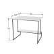 Стол компьютерный Скилл белый