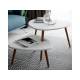 Стол журнальный Стилгрей Белый