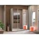Шкаф-купе Прайм 3-х дверный 2100 три зеркала Ясень Анкор Светлый