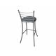 Стул Барный ДХ-2 обивка серебро