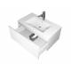 Тумба с раковиной Uperwood Parma Premium белая 85 см