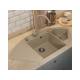 Кухонная мойка Uperwood Quartz UPD-06-02 бежевая матовая