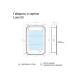 Шкаф зеркальный Lana 55 белый холодный