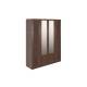 Шкаф четырехстворчатый Беатрис № 3 орех