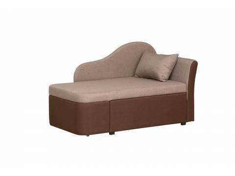 Тахта Мася-12 левый жаккард тесла корица / жаккард тесла шоколад