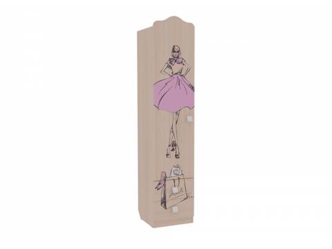 Шкаф комбинированный одностворчатый Амели