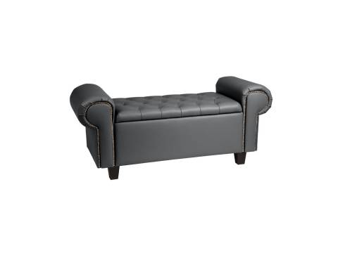 Банкетка Милан серый