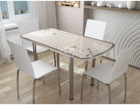 Стол раздвижной обеденный Бостон-3