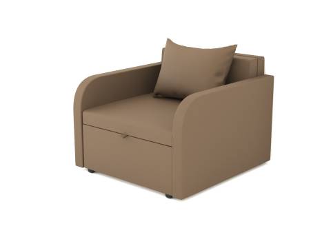 Кресло-кровать Некст с подлокотниками Neo Brown