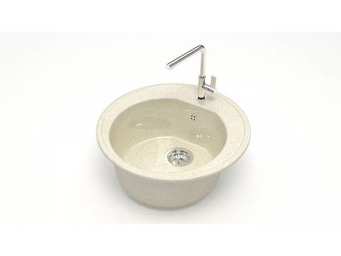 Мойка круглая Черая Z3Q2 беж