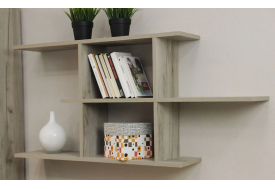 Полка Д-27 Дуб крафт серый