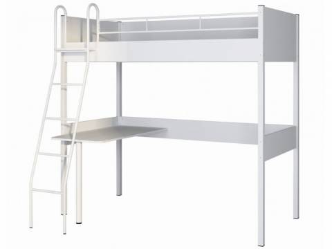 Кровать-чердак Дельта-лофт 20.02.01 белый