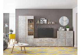 Гостиная Ким Белый глянец Сонома