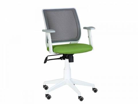 Кресло Эксперт white Т-эрго черный/зеленый