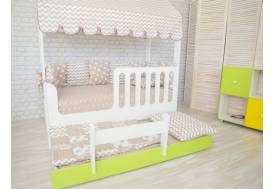 Выкатная кровать Домик с выдвижным местом выкатная