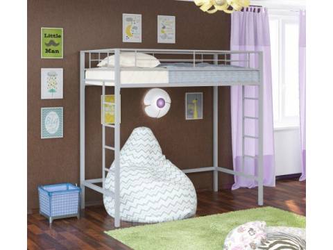 Кровать-чердак Севилья - 1-1 серый