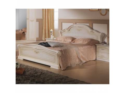 Кровать двухспальная 1600 мм Ирина беж