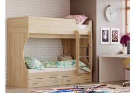 Кровать двухъярусная Адель Д2 дуб сонома