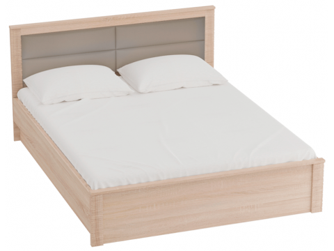 Кровать двухспальная 1400 Элана дуб сонома