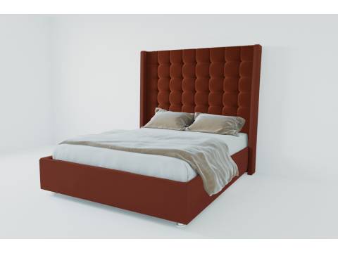 Кровать Венеция люкс Бордо с ортопедическим основанием 02ВНЛ