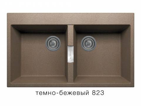 Кухонная мойка Tolero Loft TL862 Темно-бежевый 823