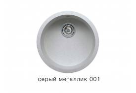Кухонная мойка Tolero R-104 Серый металлик 001
