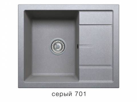 Кухонная мойка Tolero R-107 Серый 701