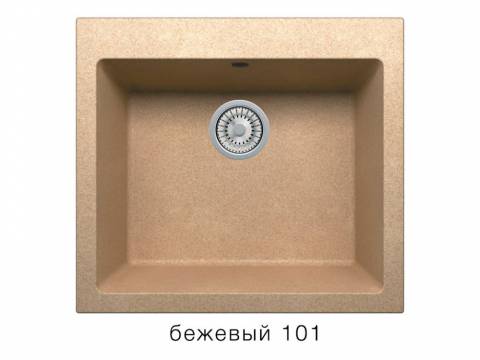 Кухонная мойка Tolero R-111 Бежевый 101