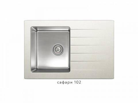 Кухонная мойка Tolero twist TTS-760 Сафари 102