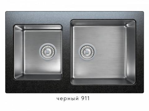 Кухонная мойка Tolero twist TTS-840 Черный 911