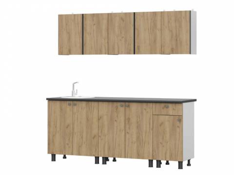 Кухонный гарнитур КГ 1 2000 Дуб Золотой