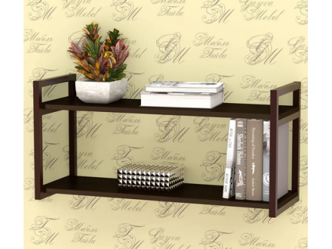 Полка металлическая ЛОФТ-1 Венге