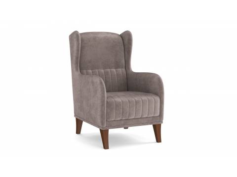 Кресло для отдыха ЕвроМагнат велюр тенерифе стоун