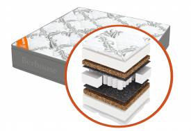 Матрас Mega холкон-кокос TFK Gray Night 160х190