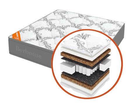 Матрас Mega кокос 10 TFK Gray Night 120х190