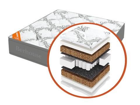 Матрас Mega кокос 20 TFK Gray Night 120х200