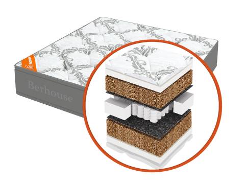 Матрас Mega кокос 30 TFK Gray Night 60х120